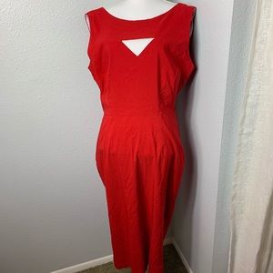 Tatyana 3x red key home wiggle dress